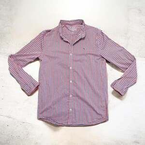 Vineyard Vines OTG Boys Size XL (18) Plaid Button UP Shirt Long Sleeve